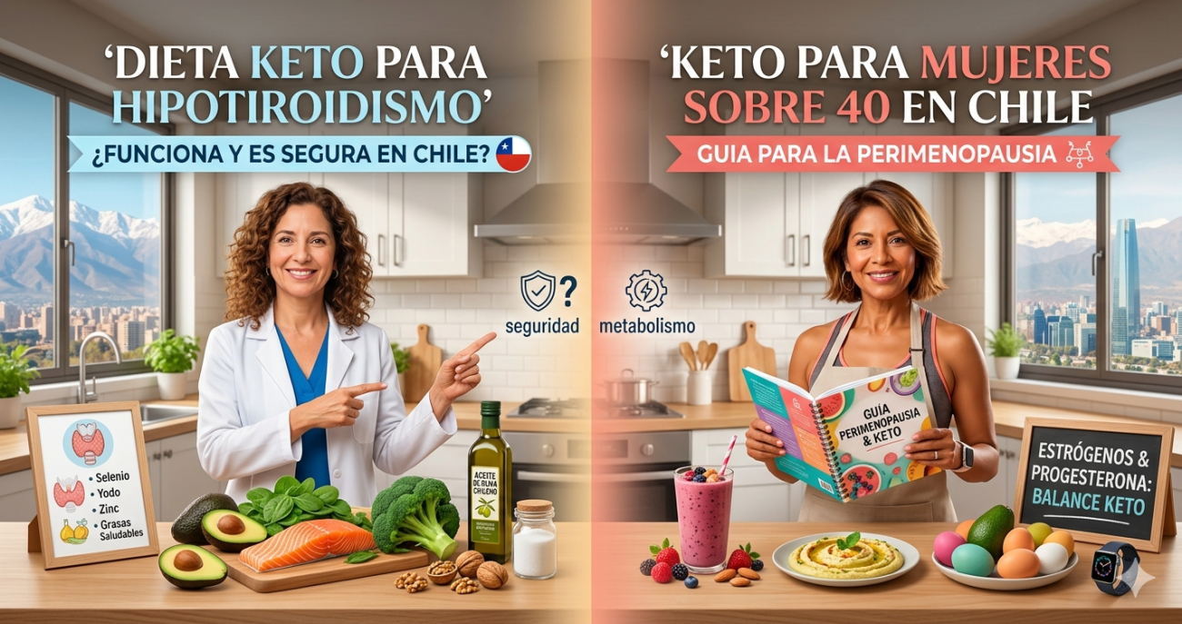 Keto para mujeres mayores de 40 en Chile - perimenopausia y cetosis