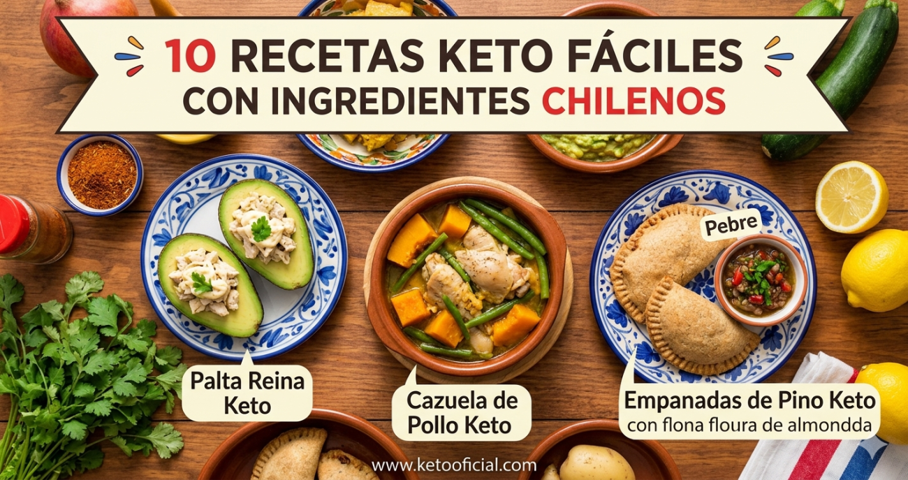 Recetas keto con ingredientes chilenos - asado y comida cetogénica
